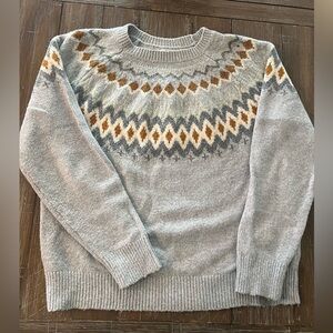 Lucky Brand Grey Winter Sweater - Size L